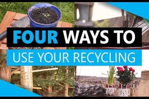 4 eco-friendly crafts using household items