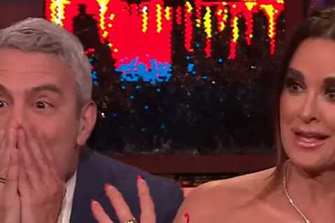 Andy Cohen Accidentally Exposes Kyle Richards' Breast Reduction on WWHL