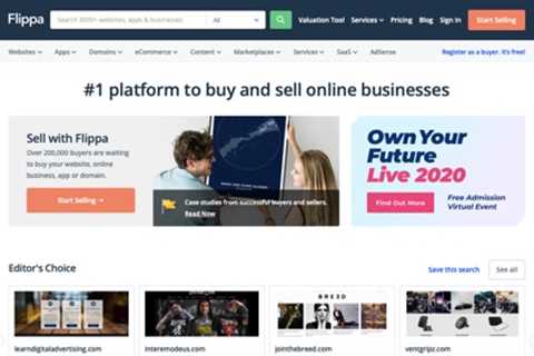 Buying Websites Through a Broker
