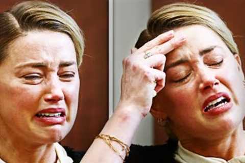 Top 10 Bizarre Times Amber Heard Fake Cried In Court