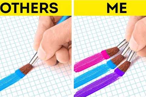SMART PAINTING HACKS AND ART IDEAS YOU WILL LOVE