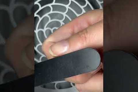 How to Smooth a Hangnail With a File. #shorts