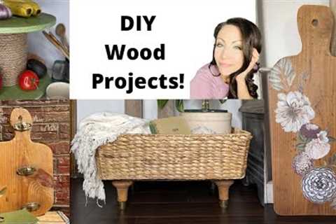 DIY Wood Projects | Trash to Treasure | How to Apply a Transfer to Wood | Flip For Profit | Salvage