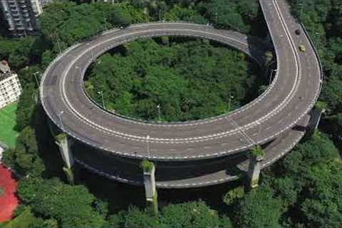 Aerial Photography Bridge Capital Chongqing Rongqiao Overpass【Curious China】