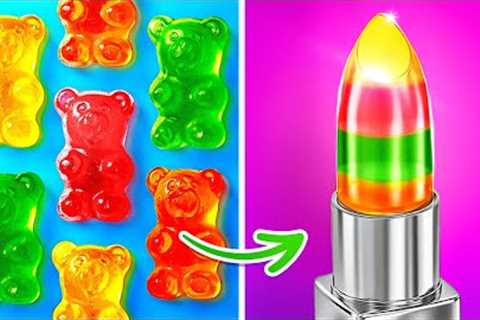 HOW TO SNEAK FOOD INTO CLASS || Coolest Food Hacks And Tricks by 123 GO! SERIES