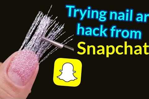 Snapchat Nail Art Hack Gone Wrong.. Ugh! ? Stiletto Gel Extensions