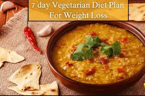 The Vegetarian Diet Plan: Weight Loss Meal Plan