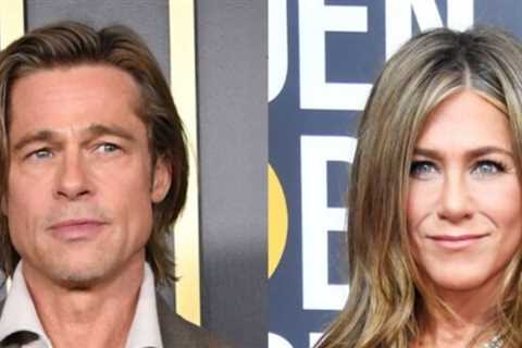 Tabloid Rumor Claims Brad Pitt Is Apparently Leaning On Jennifer Aniston After Latest Divorce..