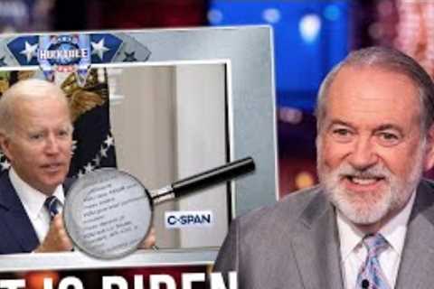 EXCLUSIVE Look at the BACK SIDE of Biden's Cheat Sheet | LwM Clip | Huckabee