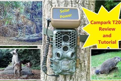 CamPark T200 Solar 4K WiFi Trail Camera Review and Tutorial