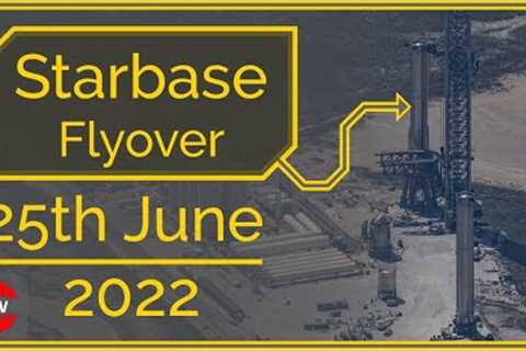 Starbase, Tx Flyover June 25th, 2022