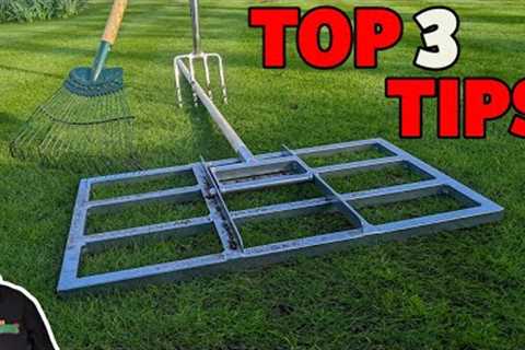 Get your lawn ready for spring | CHEAP way to make your lawn green &amp; LEVEL