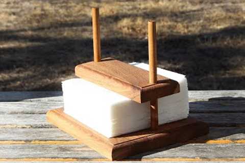 How to make a Napkin Holder | Scrap Wood Projects