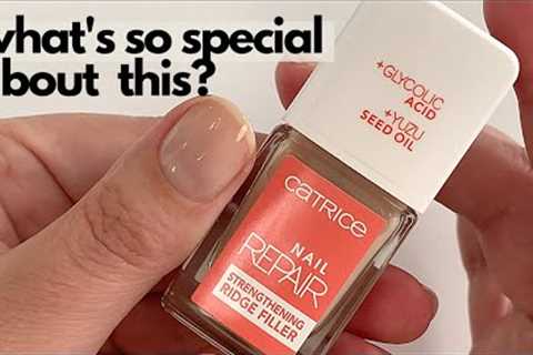 CATRICE Nail Repair Strengthening Ridge Filler [PRODUCT SPOTLIGHT]