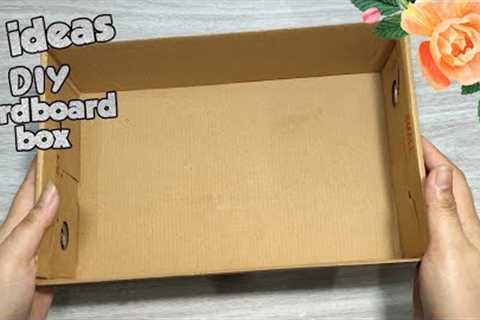 ✔ 2 Handmade Cardboard Shoe Box Ideas