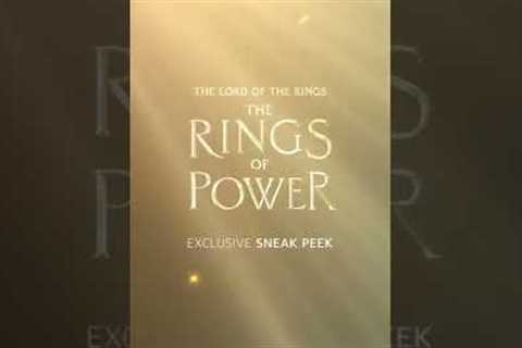The Lord of the Rings: The Rings of Power | Prime Video Exclusive Sneak Peek #shorts