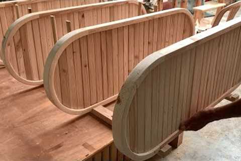 Simple But Practical Woodworking Project // Bookshelf With Curves That Make All The Difference