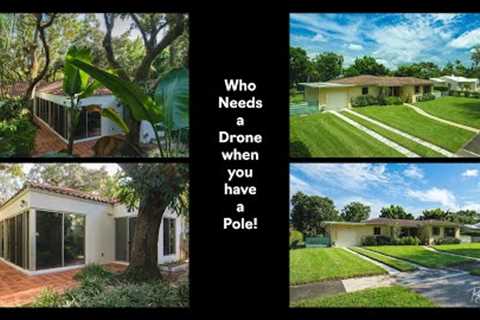 How to take Aerial Shots with a Pole for Real Estate Photography, No Drone Needed!