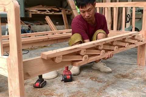 Super Smart Woodworking Ideas // How To Make A Bed With Many Useful Functions