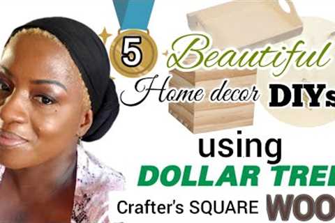 5 Dollar tree wood diys/Must see wood decorations and ideas