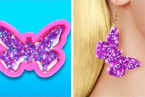 CUTE EPOXY RESIN AND 3D PEN JEWELRY || Fantastic DIY Ideas You Need To See! Cheap Jewelry by 123 GO!
