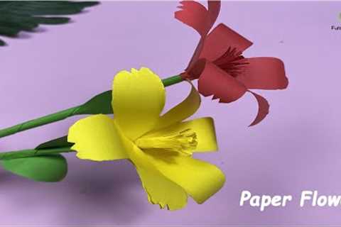 Instructions For Making Two Simple Cardboard Flowers | Funny Fingers Craft