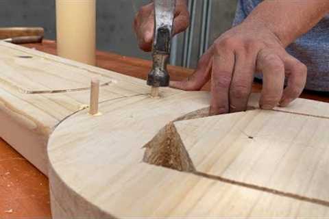 Mechanical Wooden Chair // Unique Ideas For Woodworking Projects