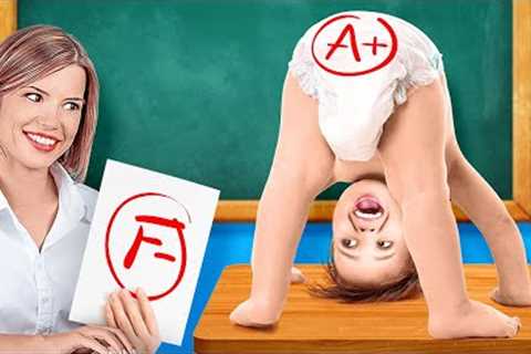 5-Minute Crafts SCHOOL HACKS &amp; PARENTING TIPS and tricks