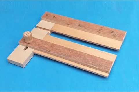 Cool Ideas Homemade Tools || a simple tool that makes woodworking easy