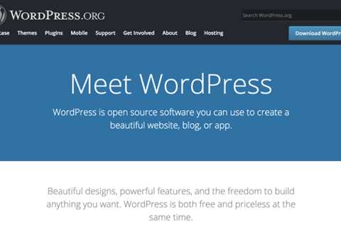 How To Build a WordPress Website