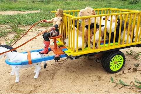 How to make horse cart from wood - Diy woodworking project