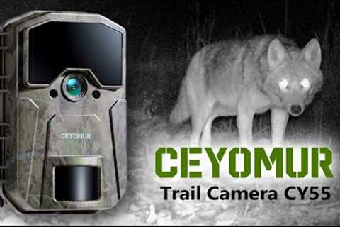 Trail Camera Unboxing CEYOMUR CY55, Video &amp; Photo Samples &amp; Camera Overview