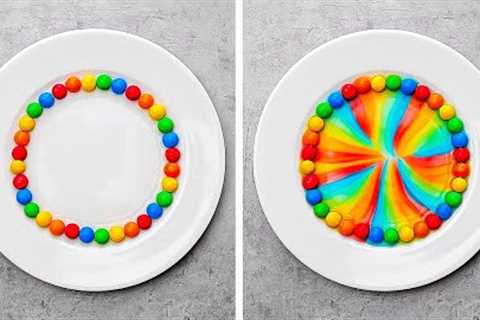 AMAZING RAINBOW DIYS || SUMMER RECIPES AND CRAFTS