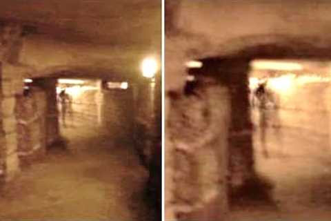 This Man Was Exploring The Catacombs When He Accidentally Captured Something In One Of The Tunnels