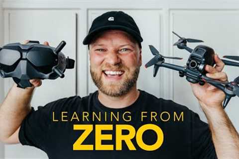 72 HOURS to learn how to FLY DJI FPV DRONE (From ZERO)