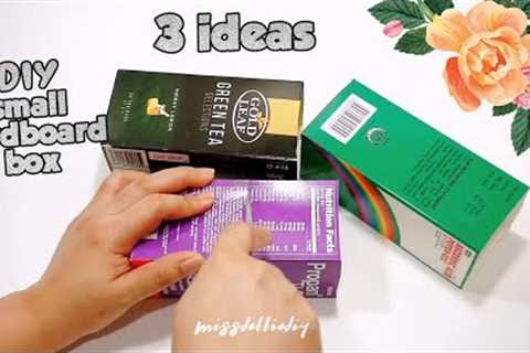 3 Very Low Cost Creative Ideas With Small Cardboard Box | DIY CARDBOARD CRAFTS