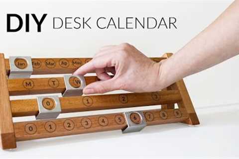 DIY Wood Desk Calendar | EASY How-to Woodworking Project