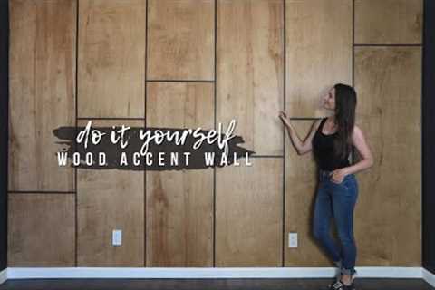 EASY DIY WOOD ACCENT WALL || STARTING OUR BEDROOM MAKEOVER!