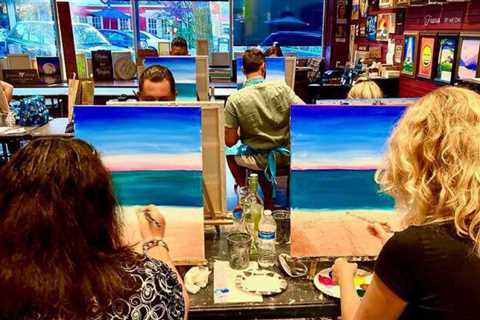 Painting with a Twist: Paint and Sip Wine – An Artistic Adventure