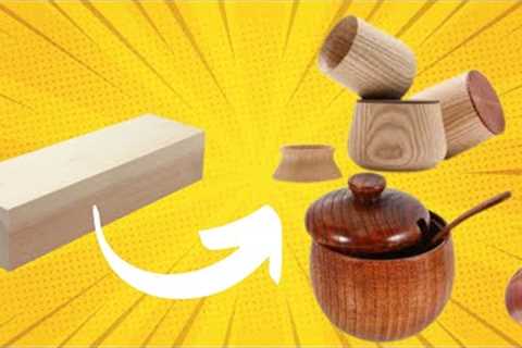 WOODWORKING PROJECT: HOW TO MAKE A WOODEN SPICE JAR