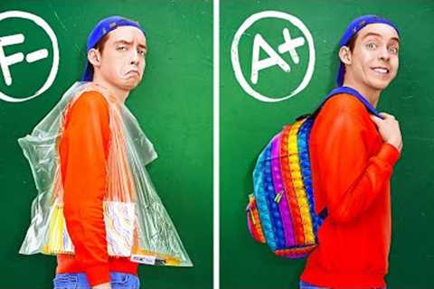 IF OBJECTS WERE PEOPLE! SCHOOL HACKS || DIY Ideas! Parenting Tricks 123 GO! TRENDS