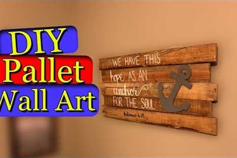 EASY Pallet Wood Project Wall Sign