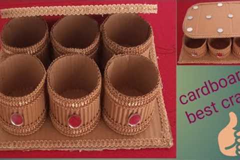 cardboard boxes ideas, diy Organizers for storage from cardboard, best out of waste, cardboard craft