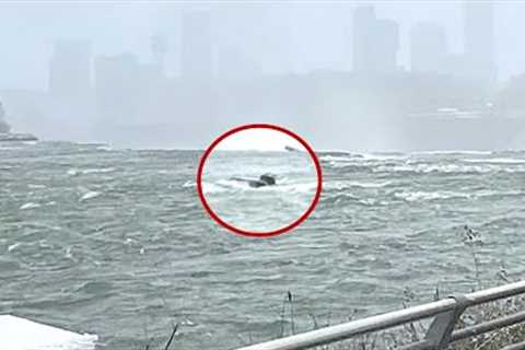 The US Coast Guard Made A Chilling Discovery After Spotting This On The Edge Of The Niagara Falls