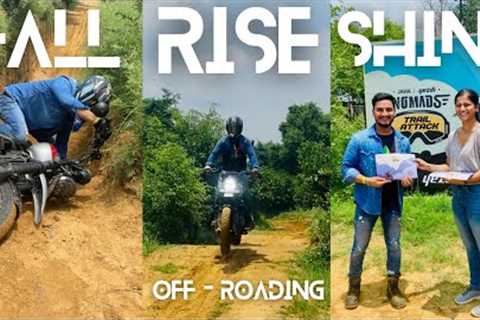 Sunday OFF-ROADING Karke Mazaa Agaya 😍 🏍 YEZDI NOMADS Trail Attack | Throttle Shrottle Cafe..