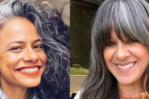 Growing Your Hair Out Gray: 9 Stunning Photo Examples Of How To Do It Well