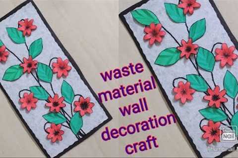 wall hanging craft ideas / home decorating ideas / home decor ideas / waste material craft ideas