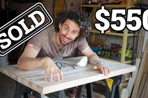 Turning a Free Pallet into a $550 Table