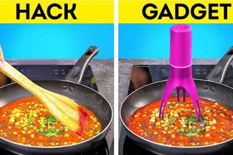 KITCHEN GADGETS VS HACKS || USEFUL TOOLS TO MAKE COOKING EASIER
