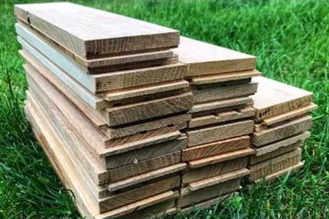 Waste to a cool woodworking project.